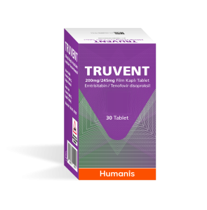 Truvent 200 mg/245 mg Film Kaplı Tablet