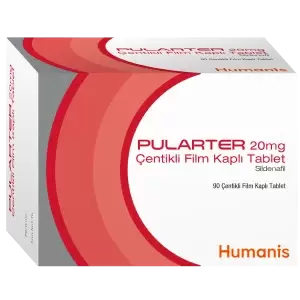 Pularter 20 mg Çentikli Film Kaplı Tablet